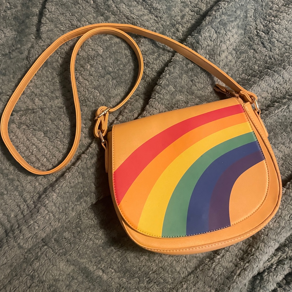 NWOT ModCloth Rainbow crossbody bag